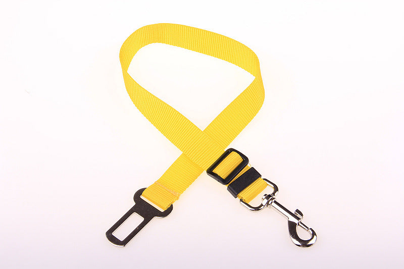 Car Seat Belt Tether for Dogs – Adjustable Safety Restraint
