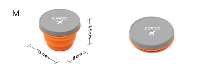 Collapsible Travel Bowl Set for Dogs – Portable Silicone Food & Water Bowls