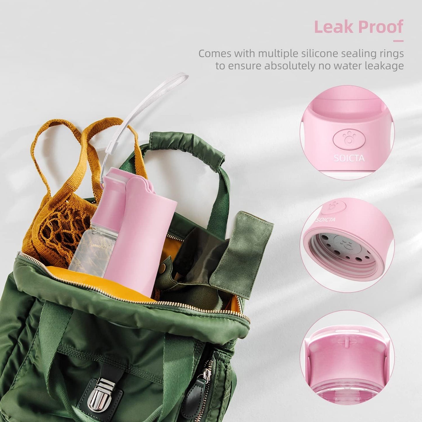 Portable Dog Water Bottle – Leakproof & Easy to Carry