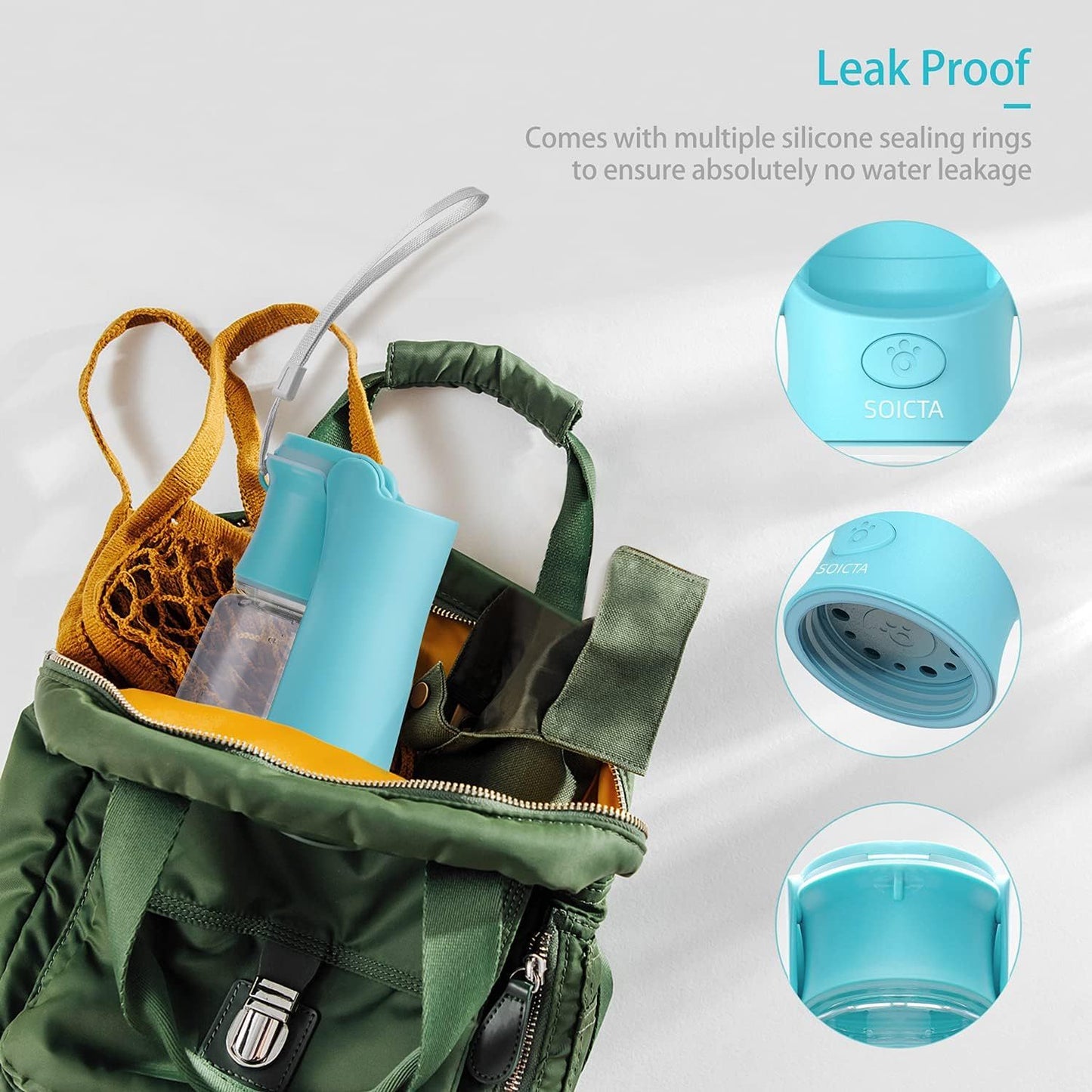 Portable Dog Water Bottle – Leakproof & Easy to Carry