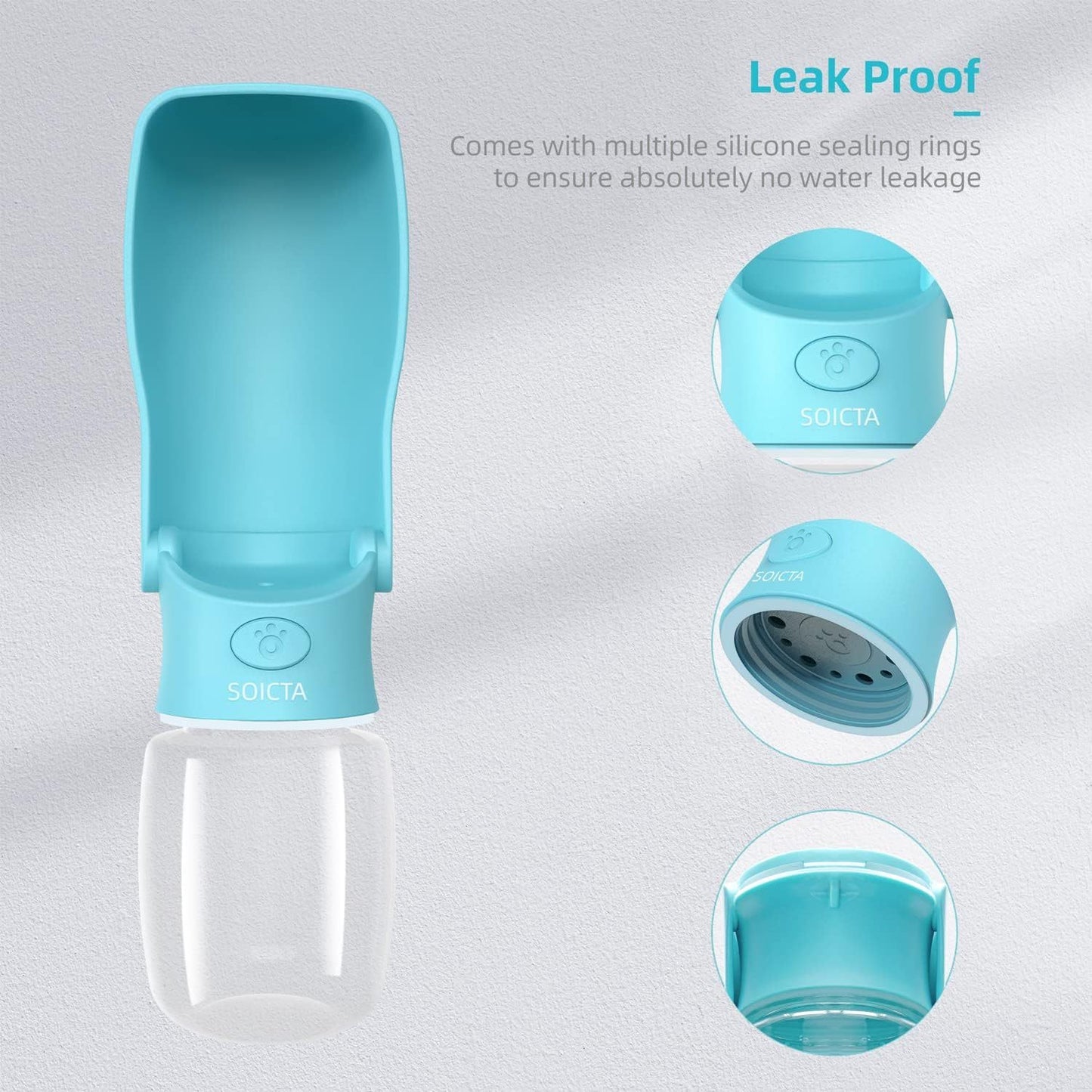 Portable Dog Water Bottle – Leakproof & Easy to Carry