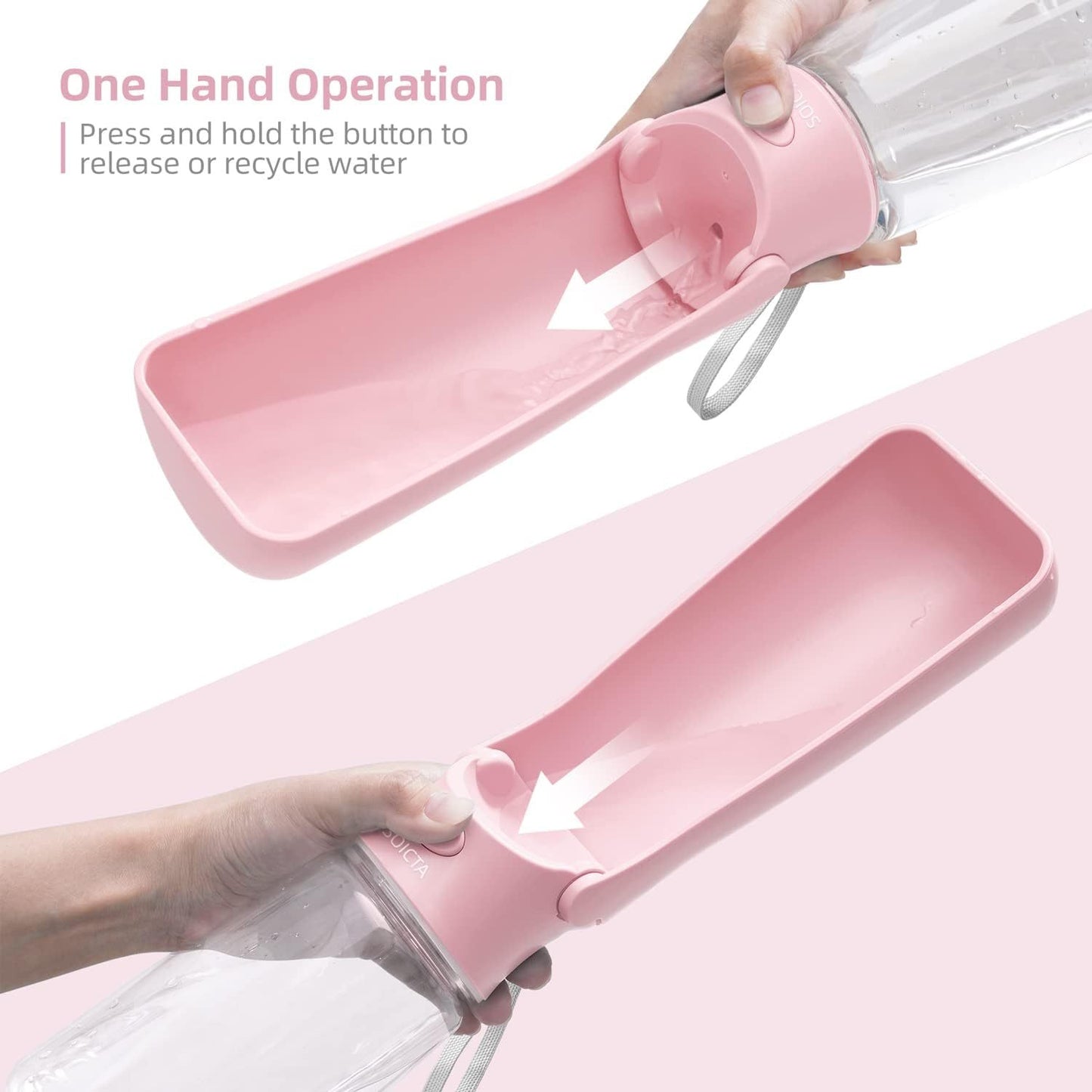 Portable Dog Water Bottle – Leakproof & Easy to Carry