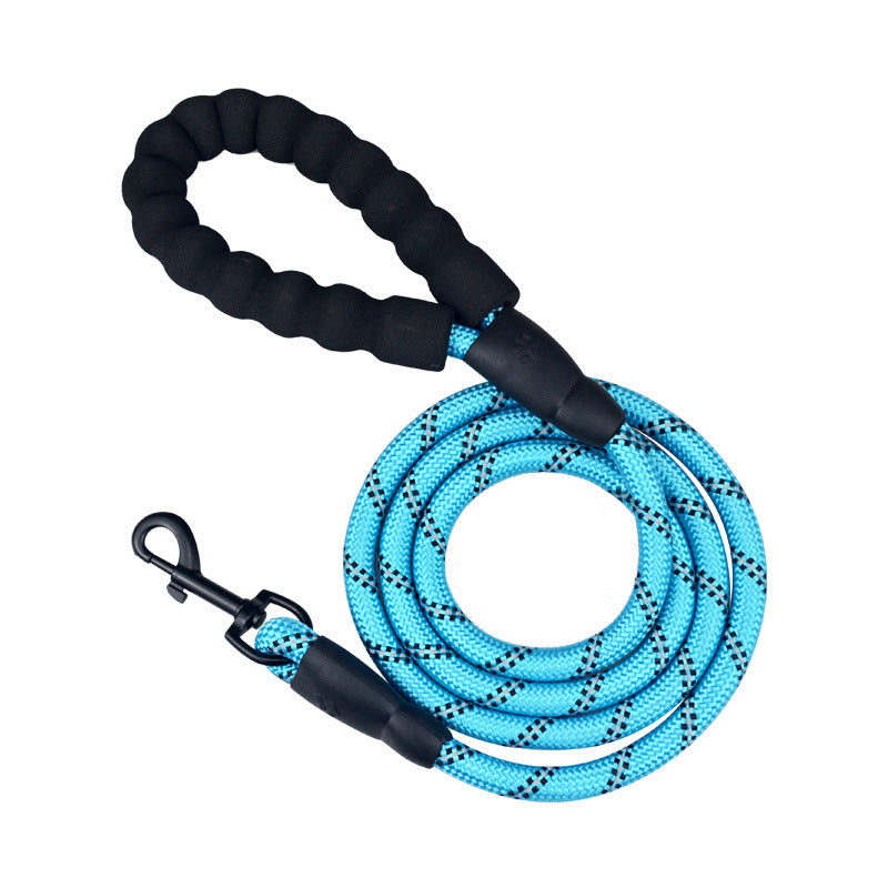 Reflective Rope Dog Leash – Safe & Durable for Night Walks